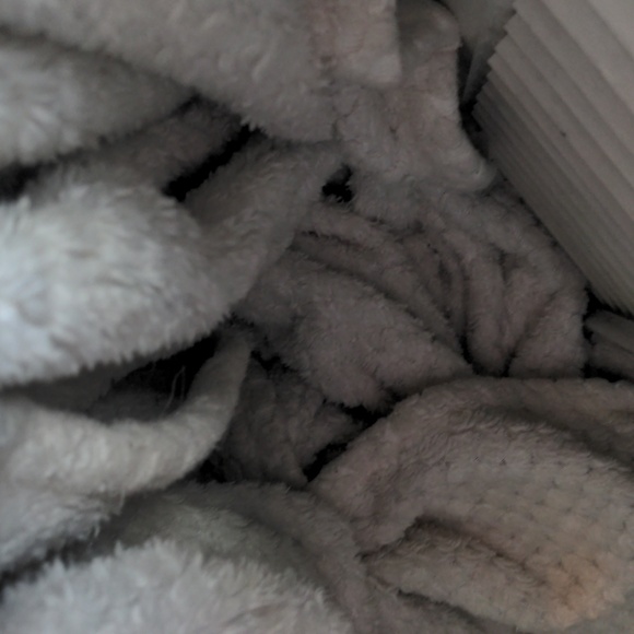 2 Kenneth Cole earrings.  Hoops.  Silver hoops,  Blue & silver dangle, drop. - Picture 4 of 6